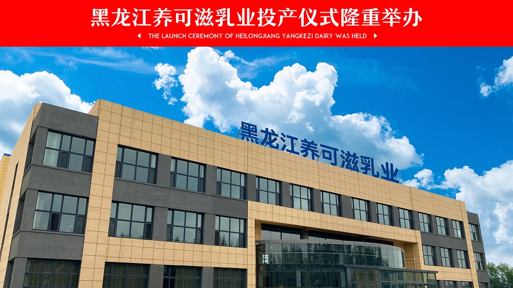 大庆市大同区区委区政府四大班子领导参加，黑龙江养可滋乳业投产仪式隆重举办